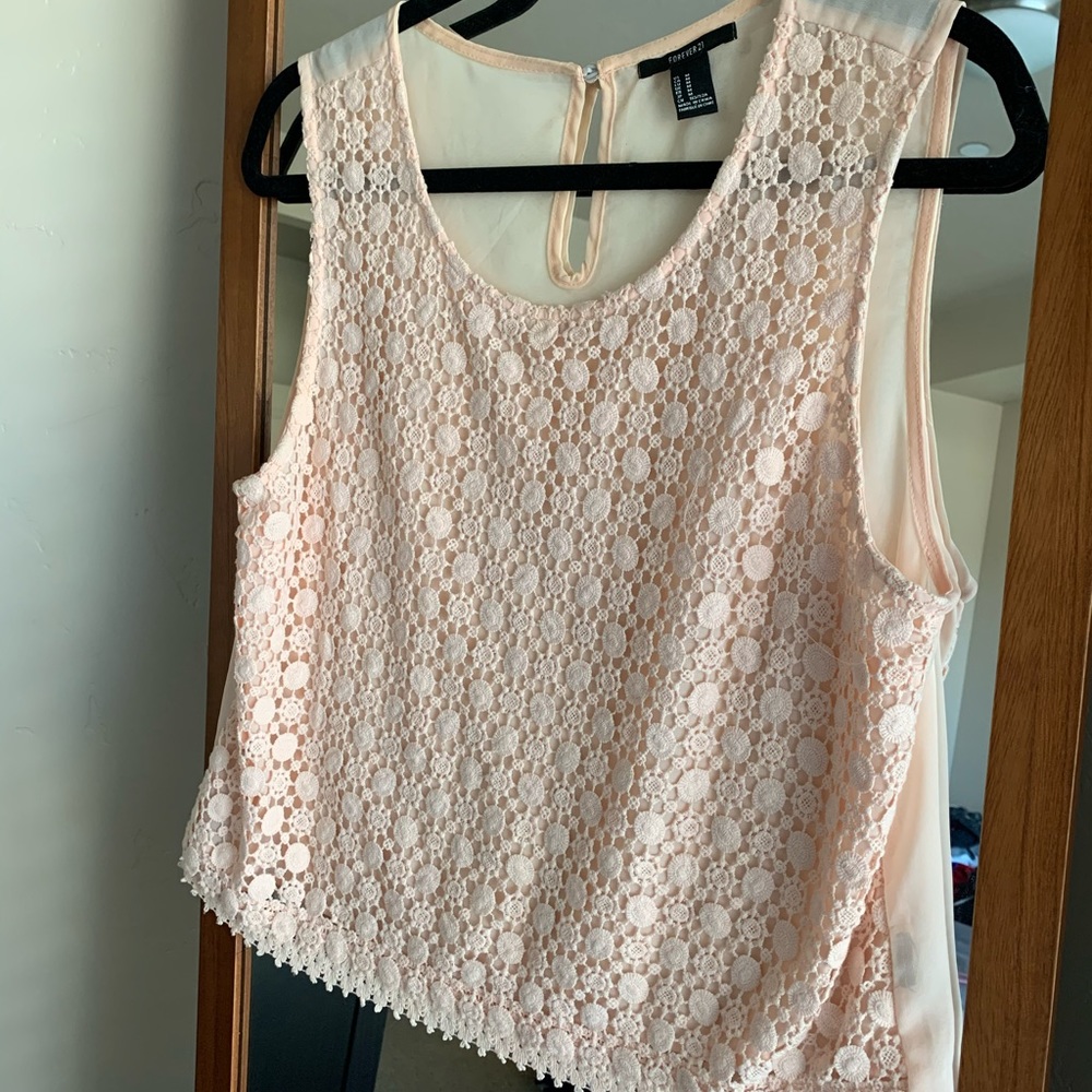 Stylish Mesh Back Tank